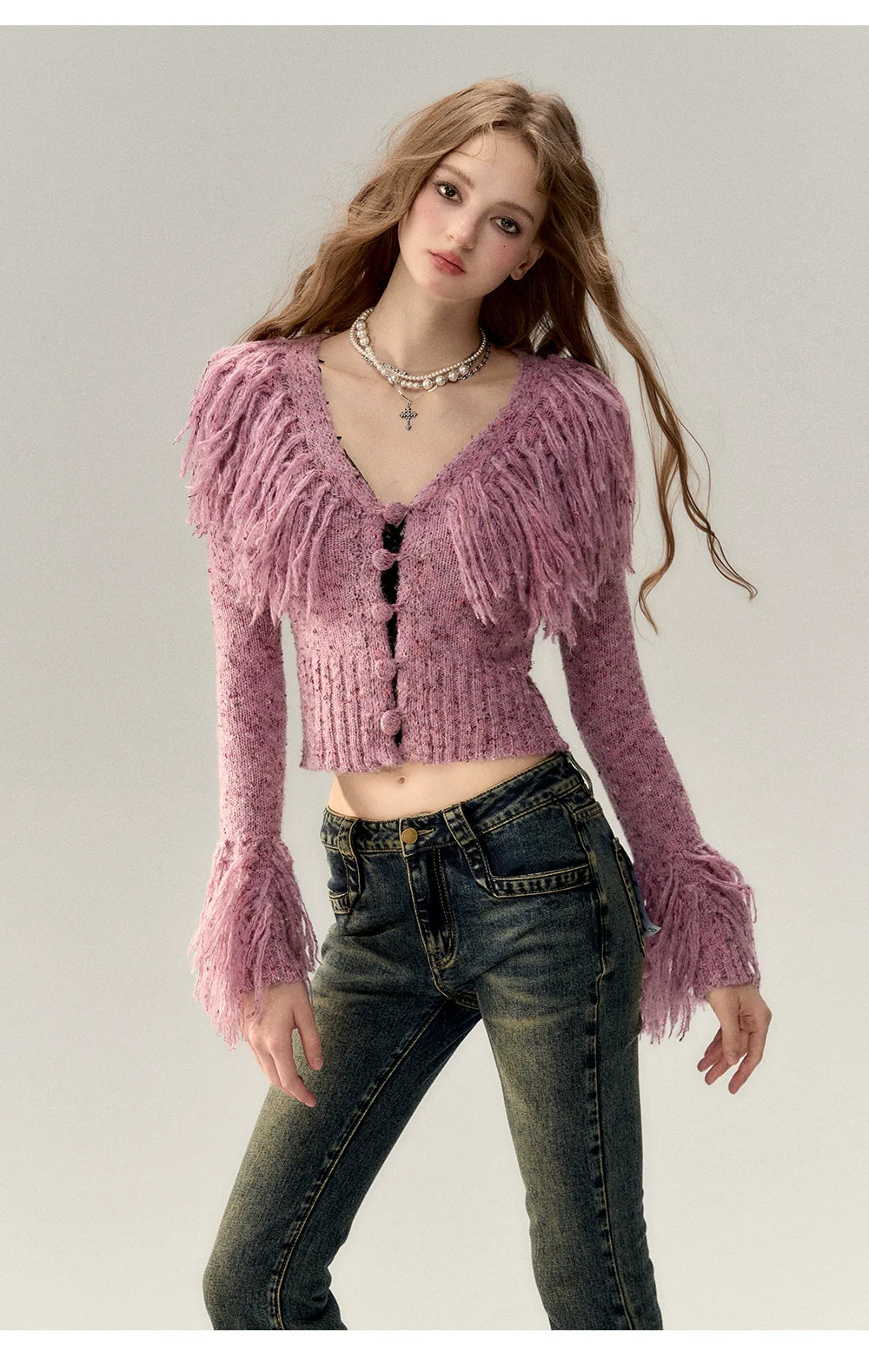 Fringe Knit Sweater