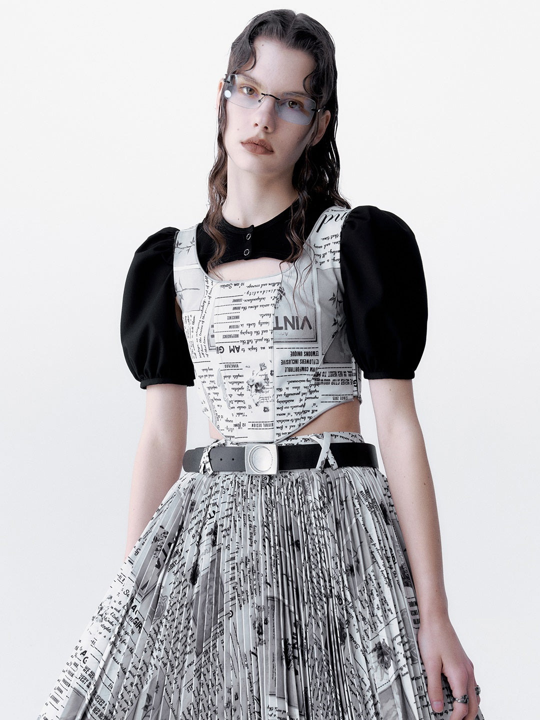 레터 크롭 니치 탑 