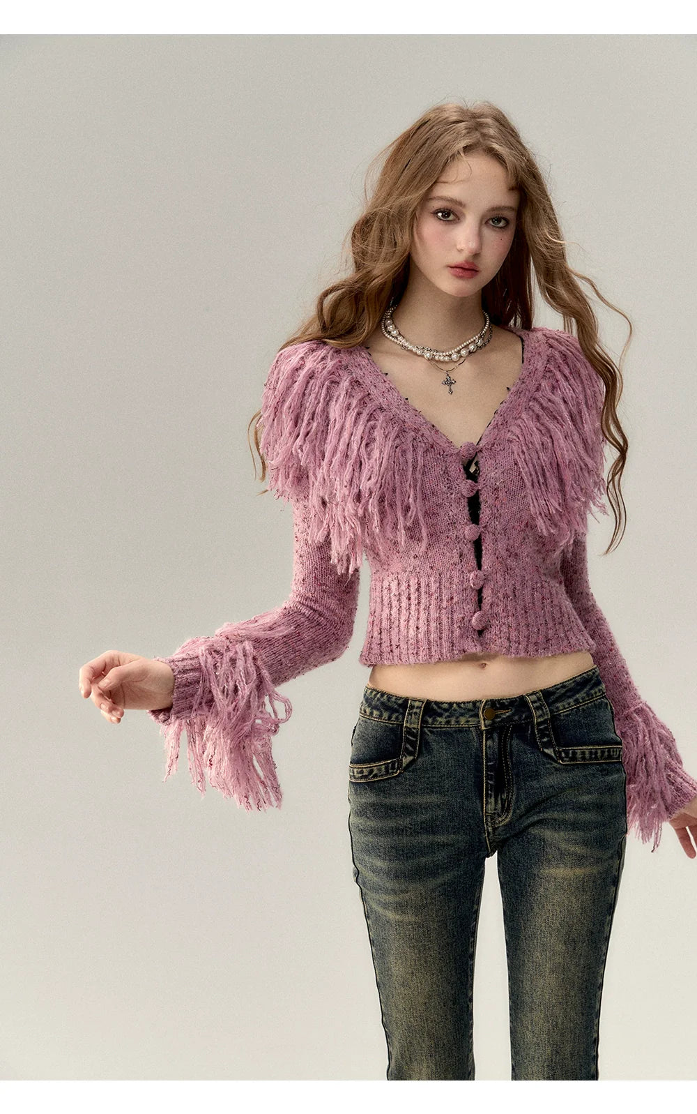 Fringe Knit Sweater