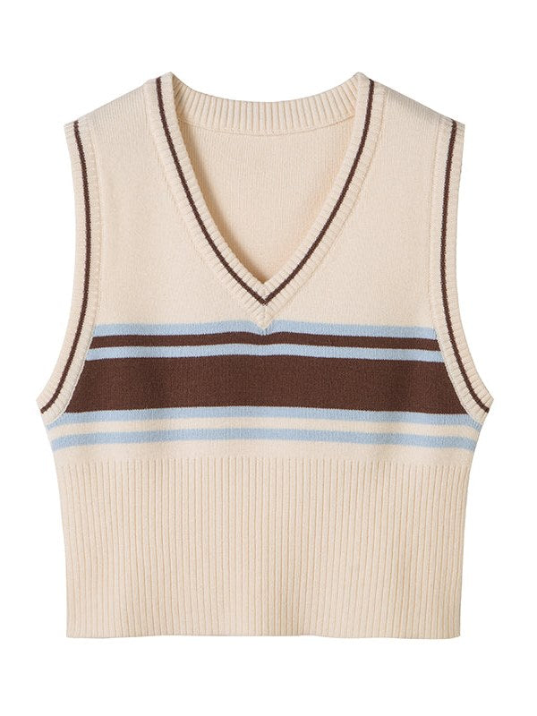 Retro Knitted Vest