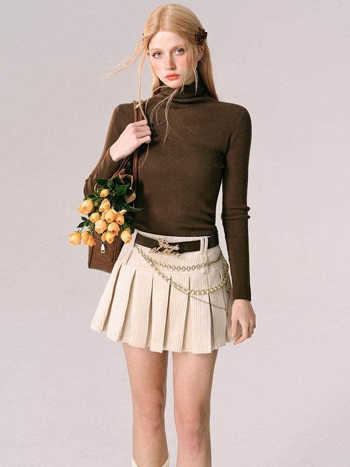 Velvet Swing Top Blouson ＆ Mini Pleated Skirt ＆ Long Mermaid Skirt