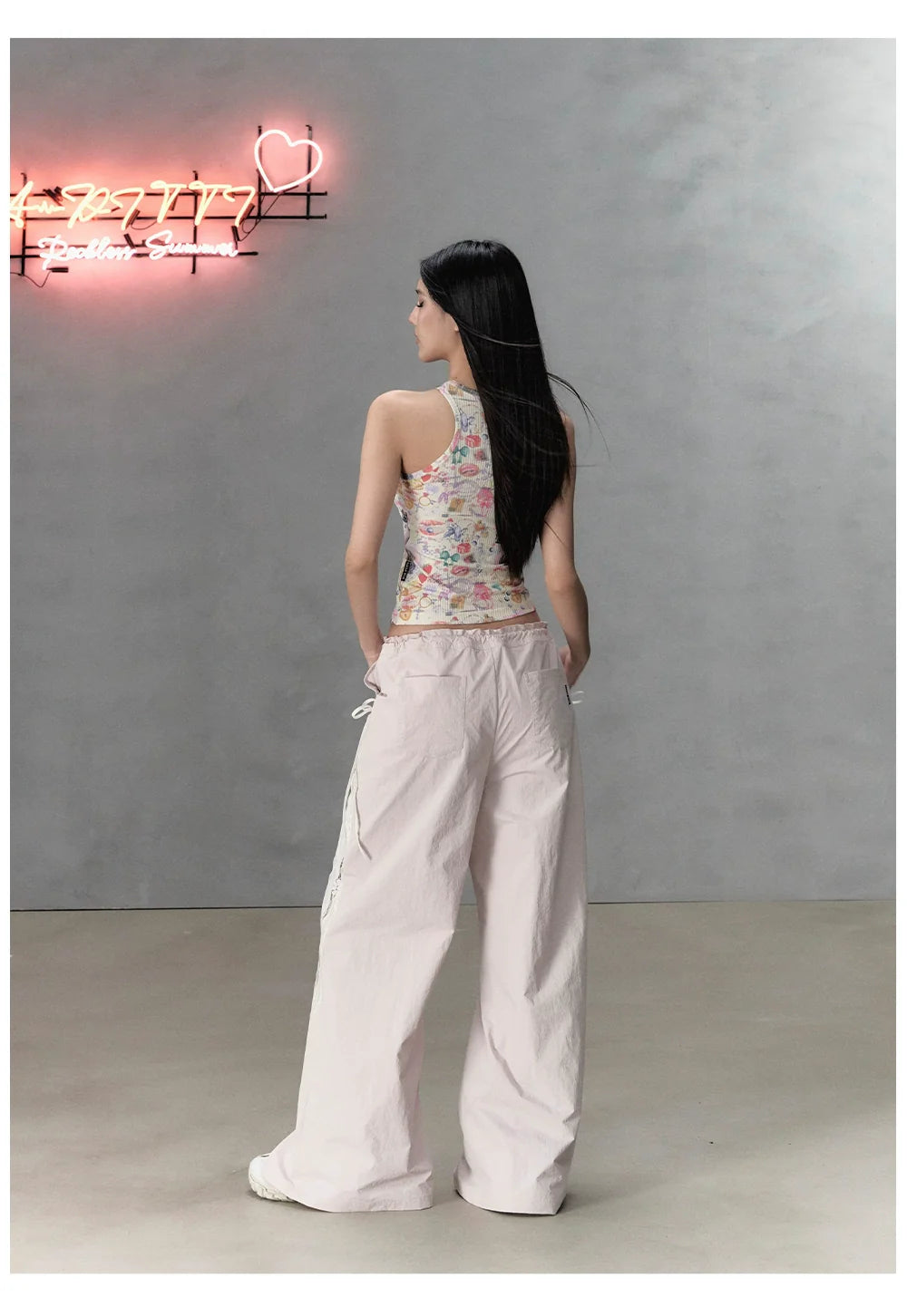 Miscellaneous Items Print & Puppy Print Slim-fit Camisole