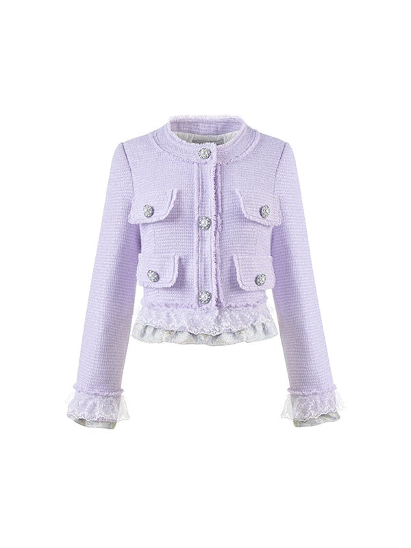 작은 향기로운 짧은 재킷