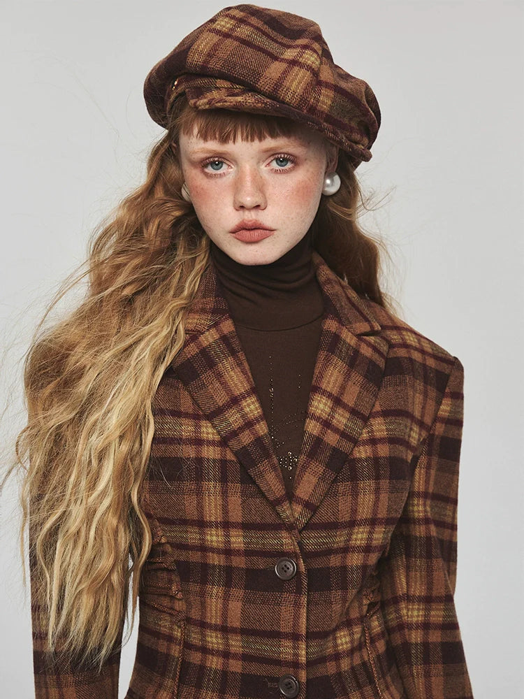 Beret Woolen Newsboy Versatile Cap