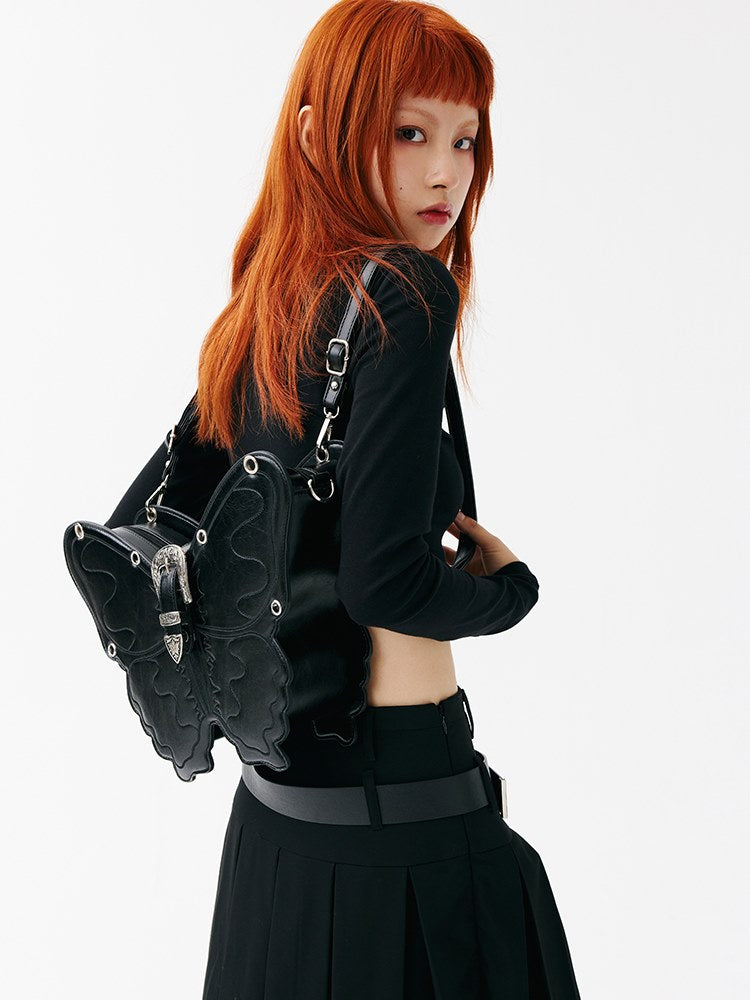 Three-dimensional Punk Butterfly Shape Bag