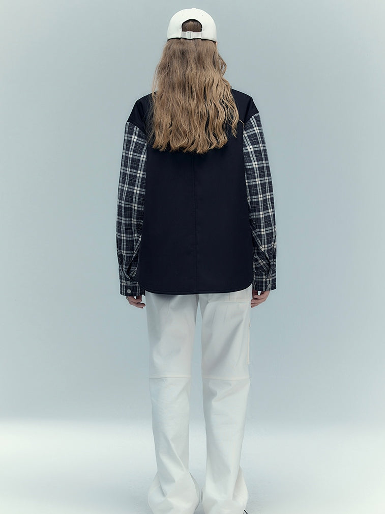 멀티 플레이드 셔츠 