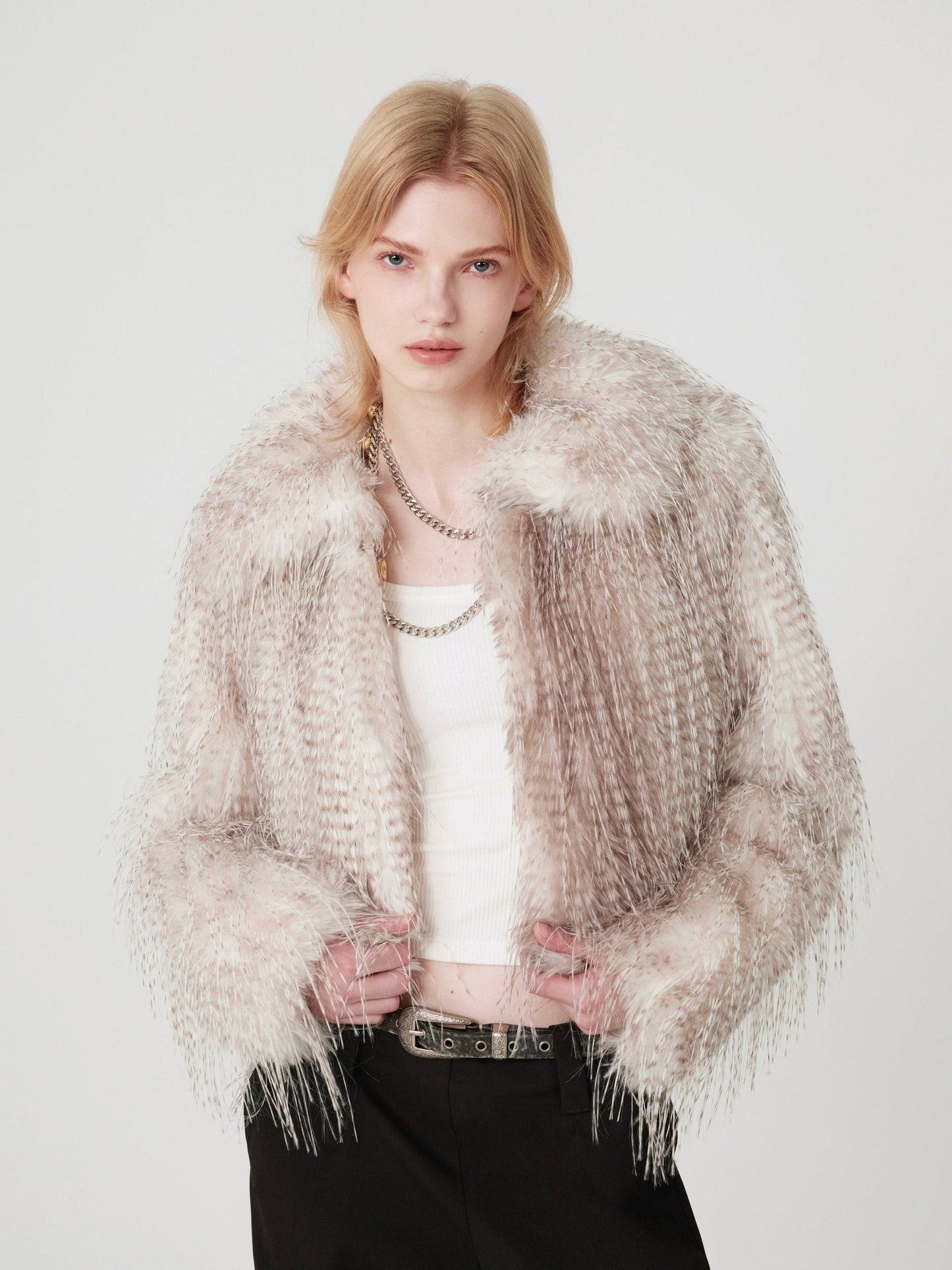 Faux-Fur Jacket RUN0006