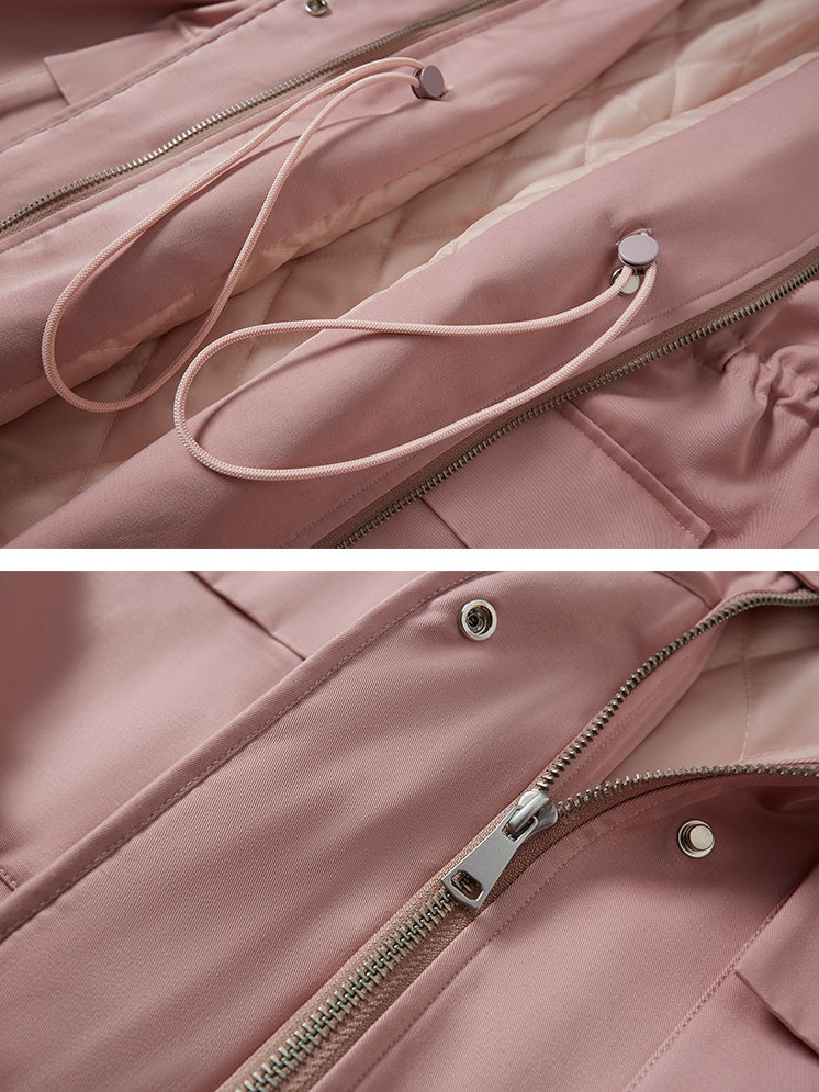 マルチポケットワークスタンドカラードローストリングジャケット