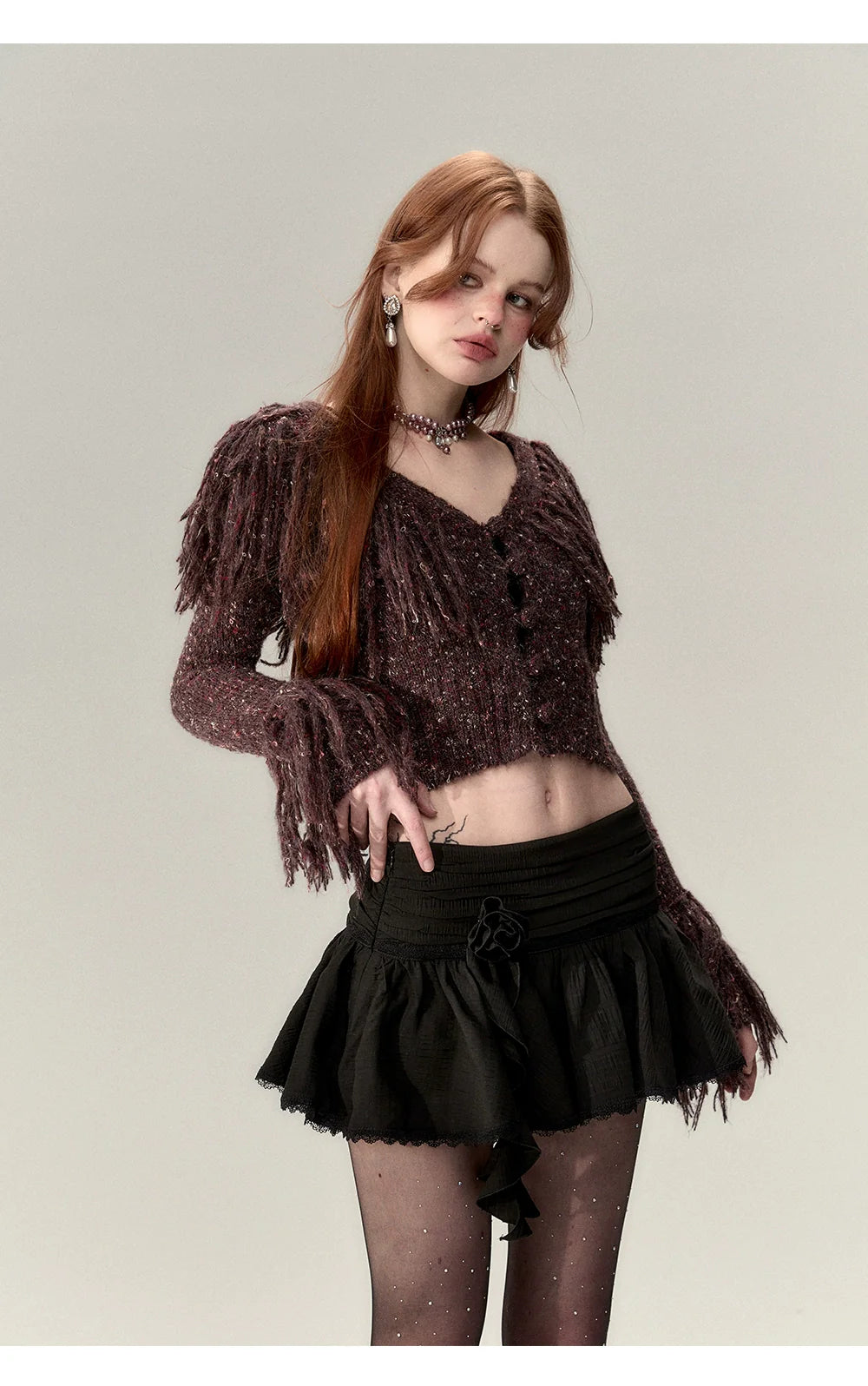 Fringe Knit Sweater