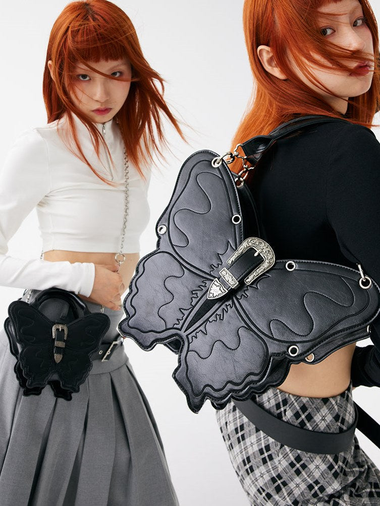 Three-dimensional Punk Butterfly Shape Bag