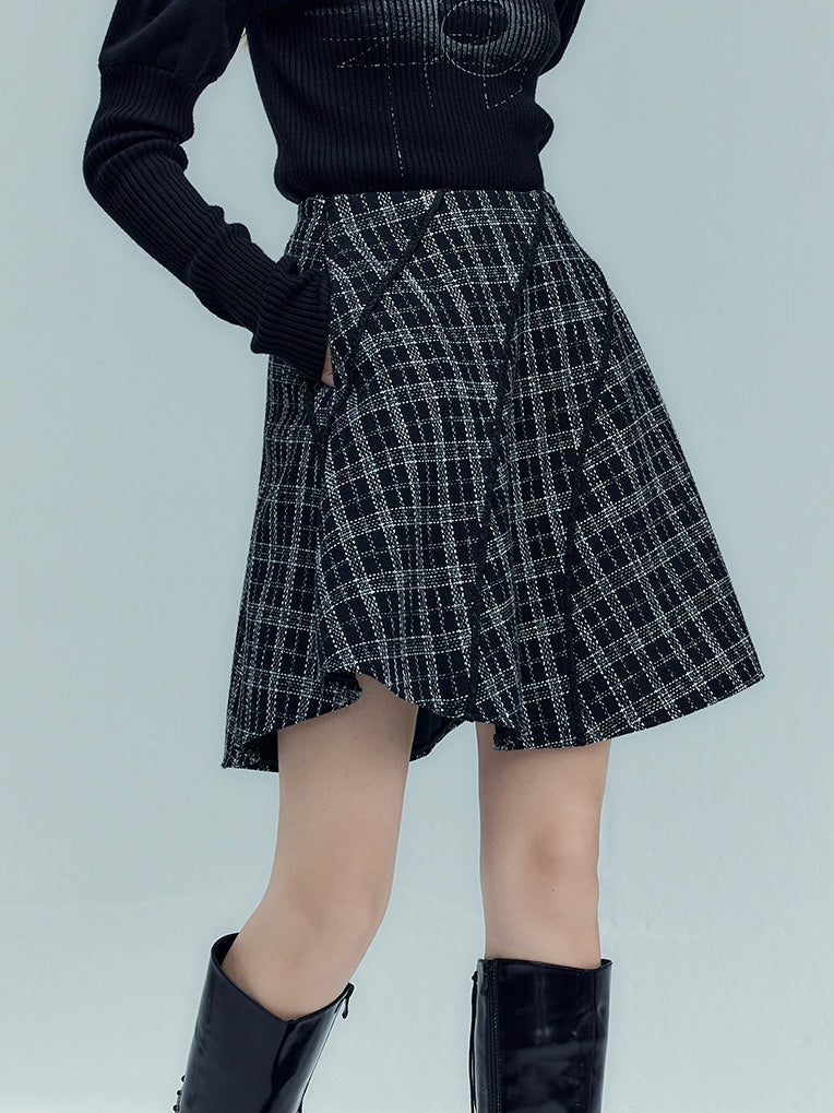 Classic Check Short Jacket ＆ Skirt