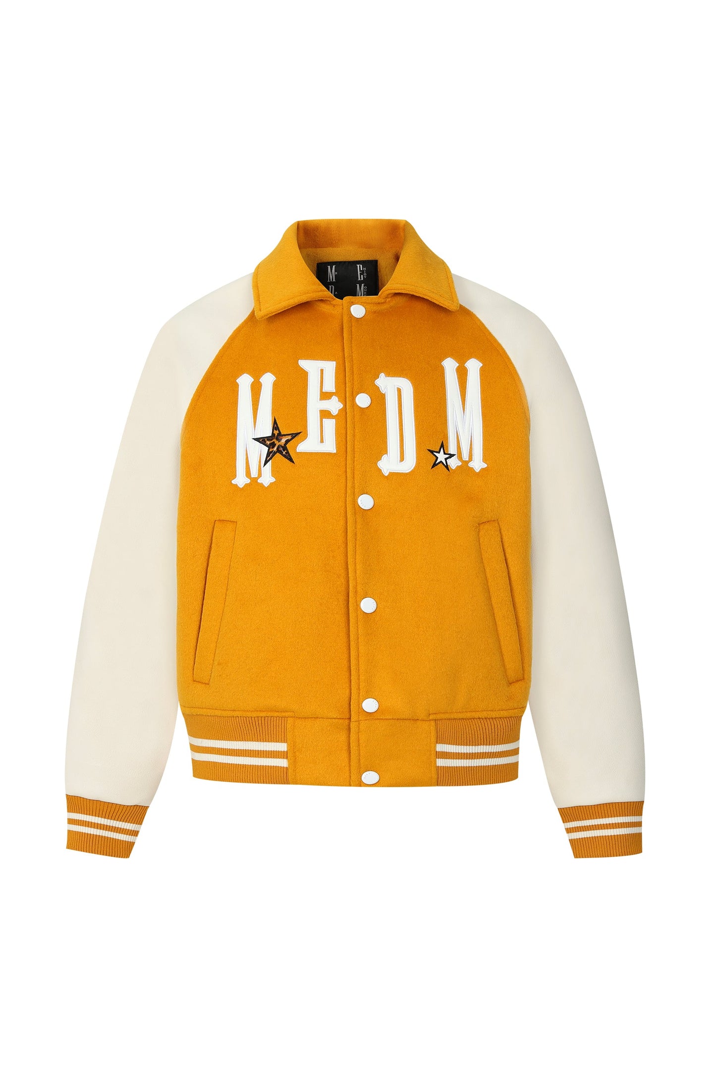 MEDM 패치워크 바시티 재킷