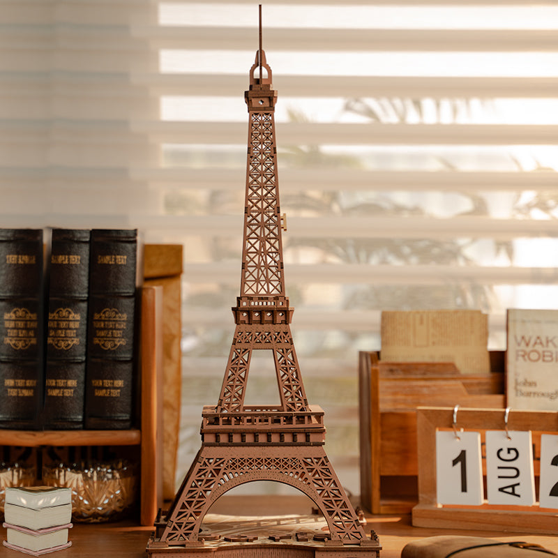 3D Wooden Puzzle - Night of the Eiffel Tower