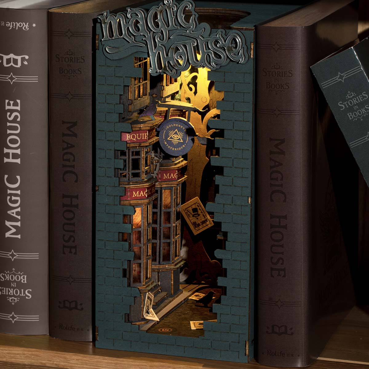 Book Nook Shelf Insert - Magic House