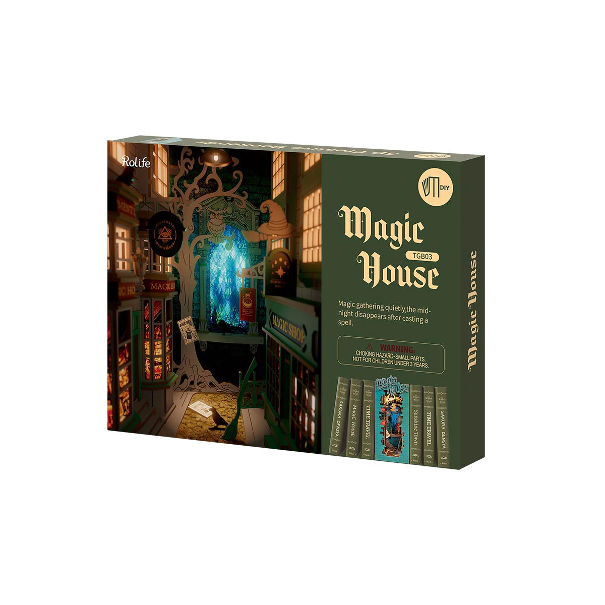 Book Nook Shelf Insert - Magic House