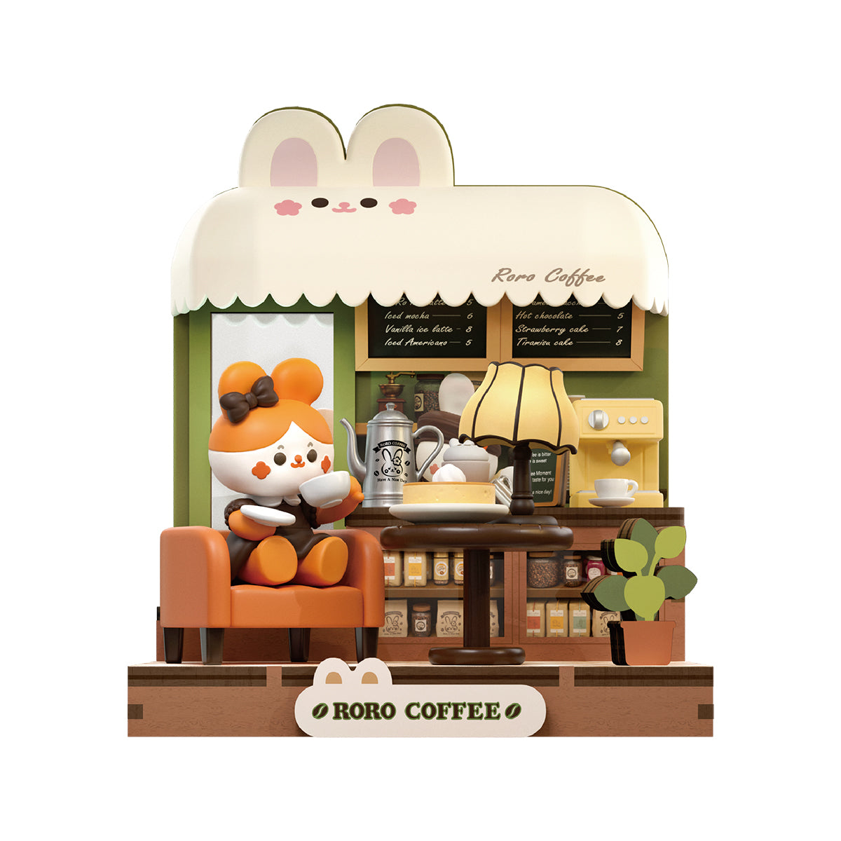 Miniature House Kits - Roro's Bakery & Coffee Shops