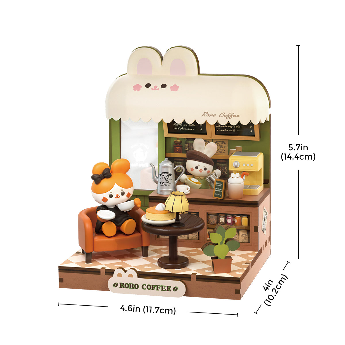 Miniature House Kits - Roro's Bakery & Coffee Shops