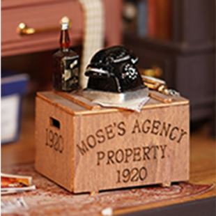 Miniature House Kit - Mose's Detective Agency