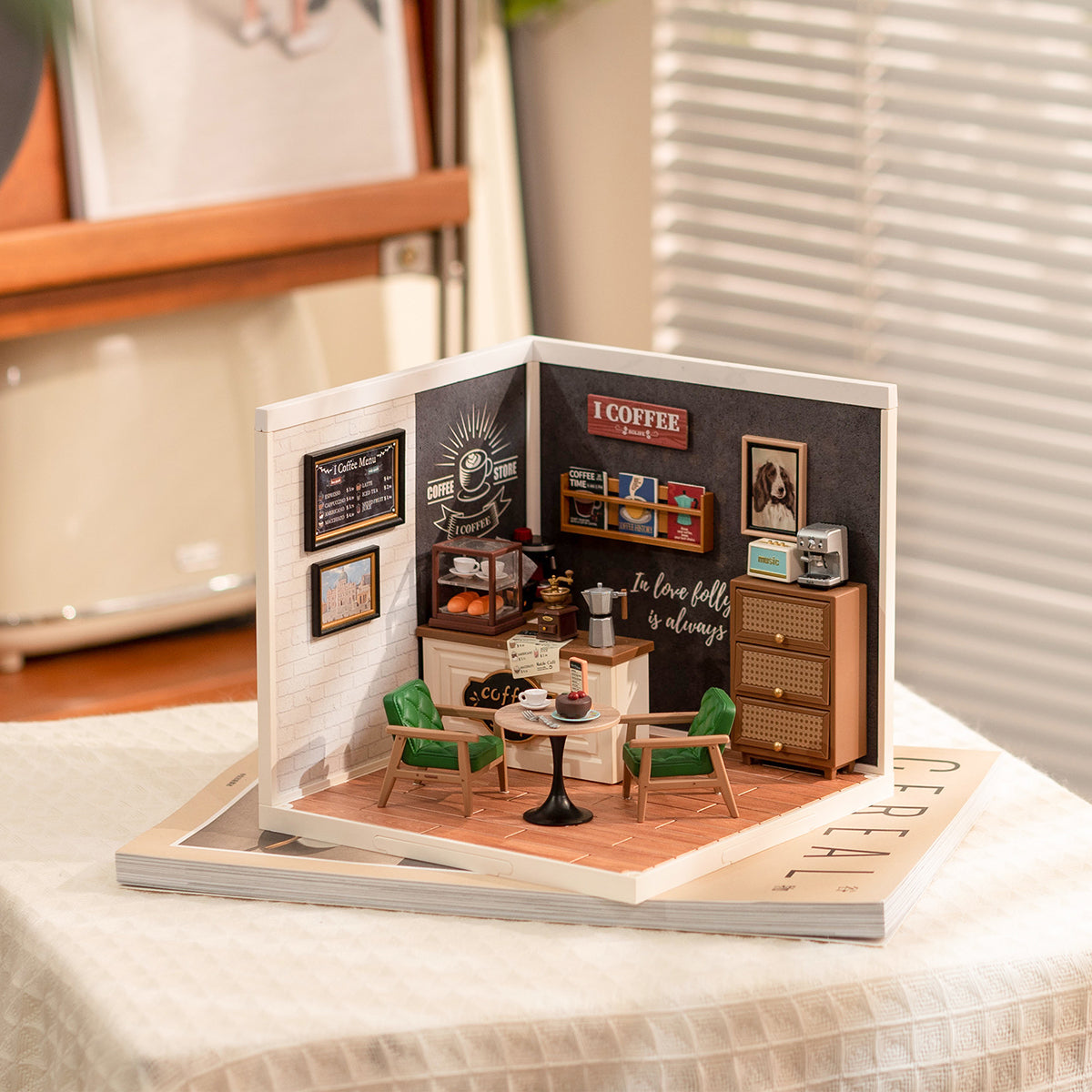 Plastic Miniature House - Daily Inspiration Cafe