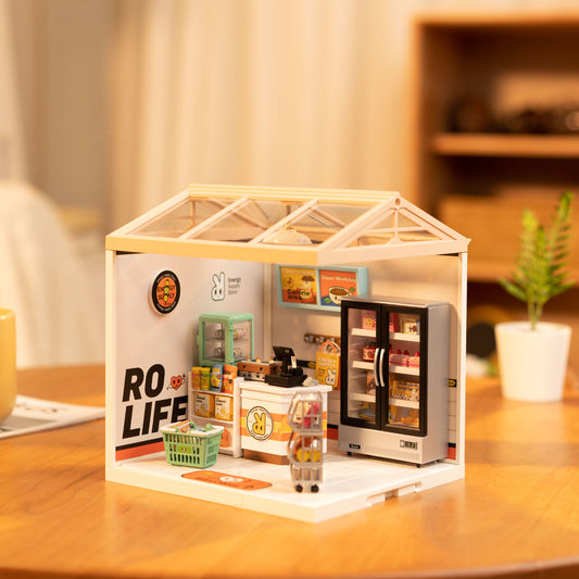 Plastic Miniature House - Energy Supply Store