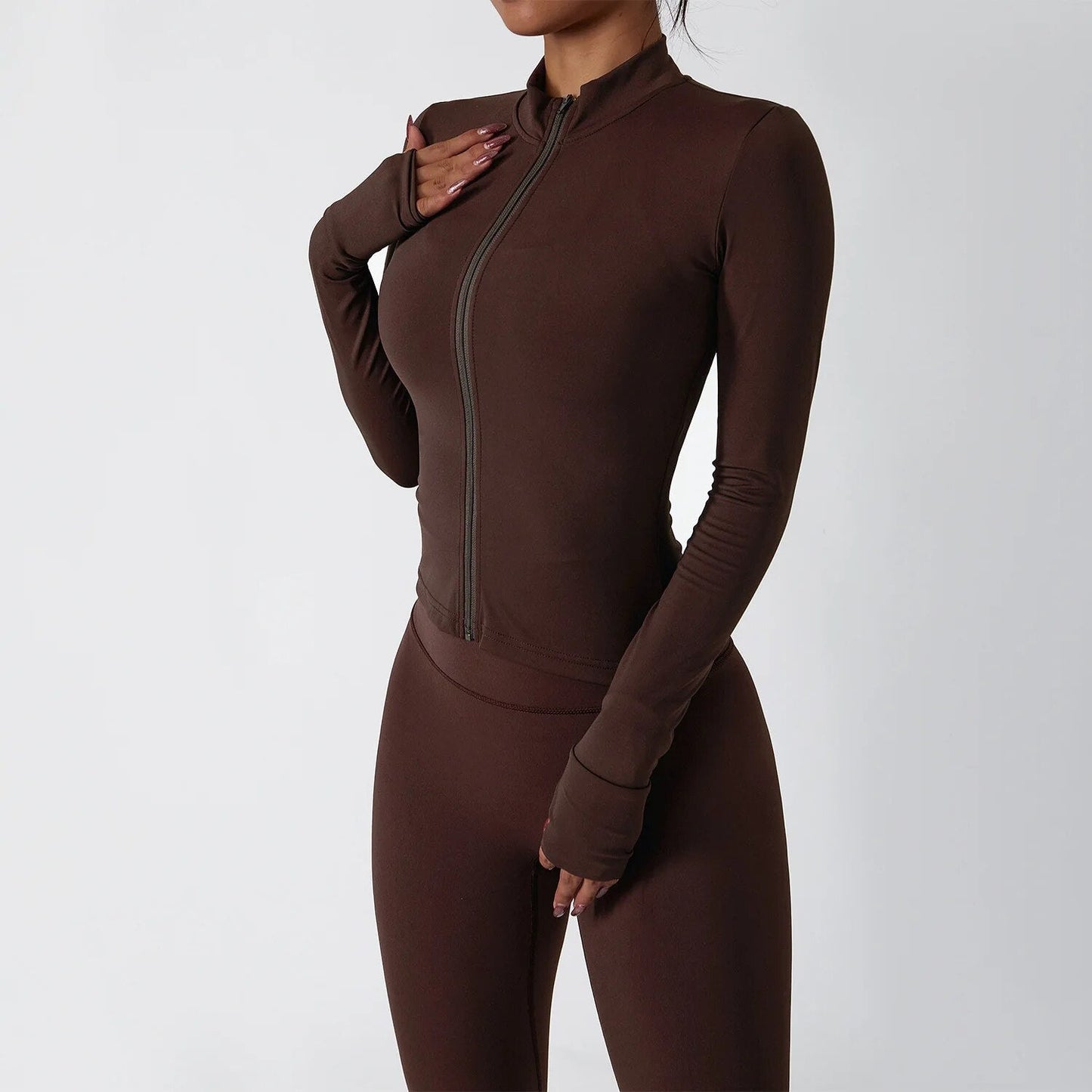 Viral Zip Longsleeve & Leggings Set