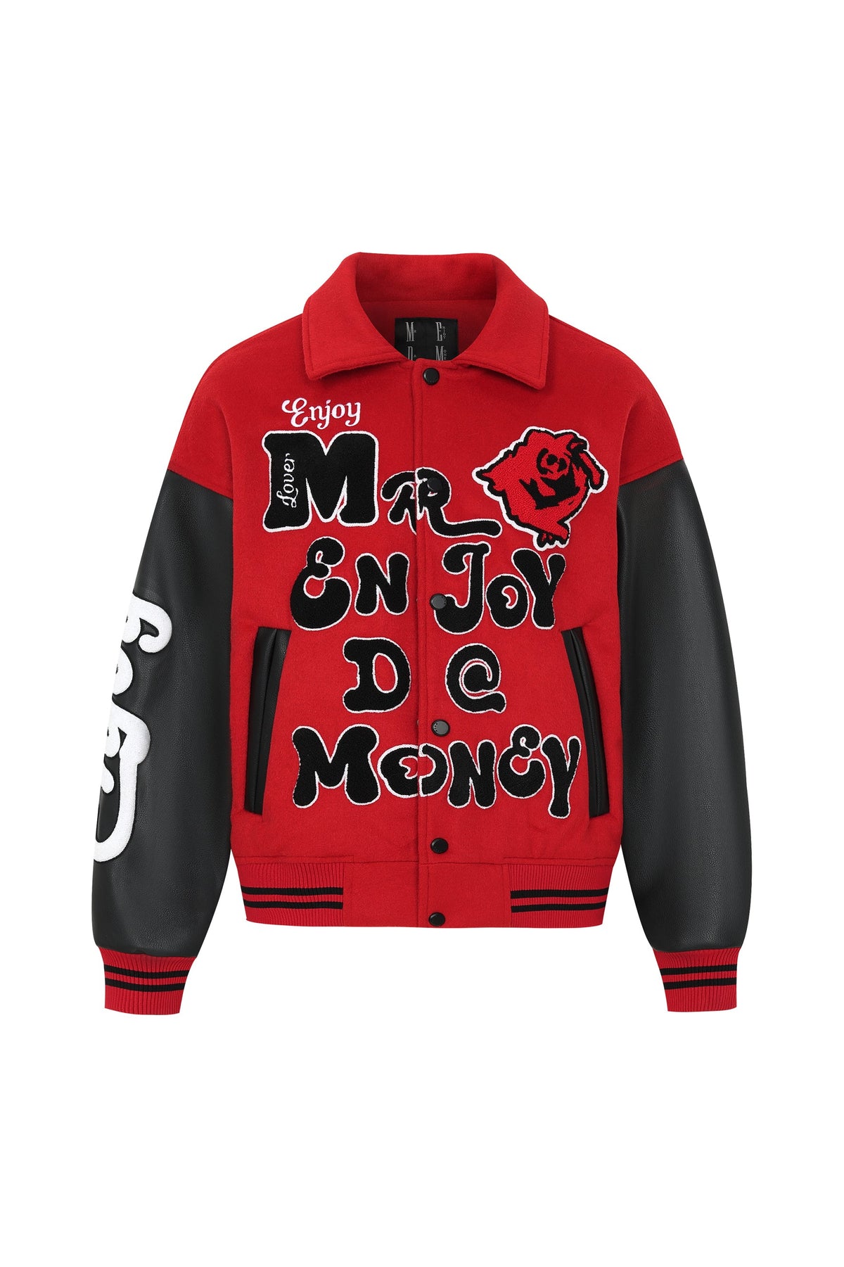 MEDM LOGO VARSITY JACKET – FancyAdd