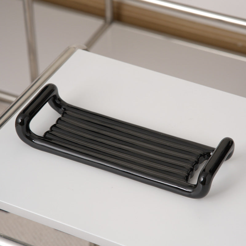 GeoCoil Ceramic Bath Tray