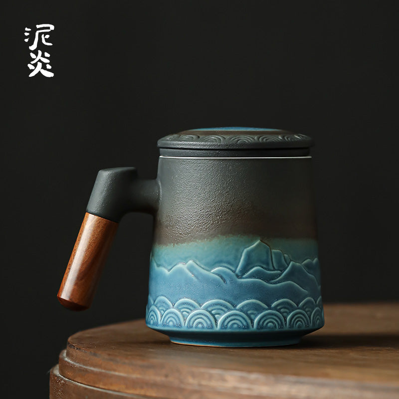 Zen Mountain Tea Infuser Mug