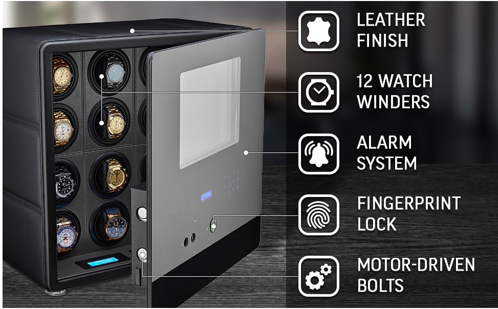 WatchGuard Pro - Watch Winder Safe Box