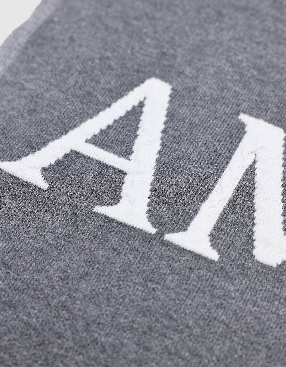 Letter Embroidered Bandana Scarf