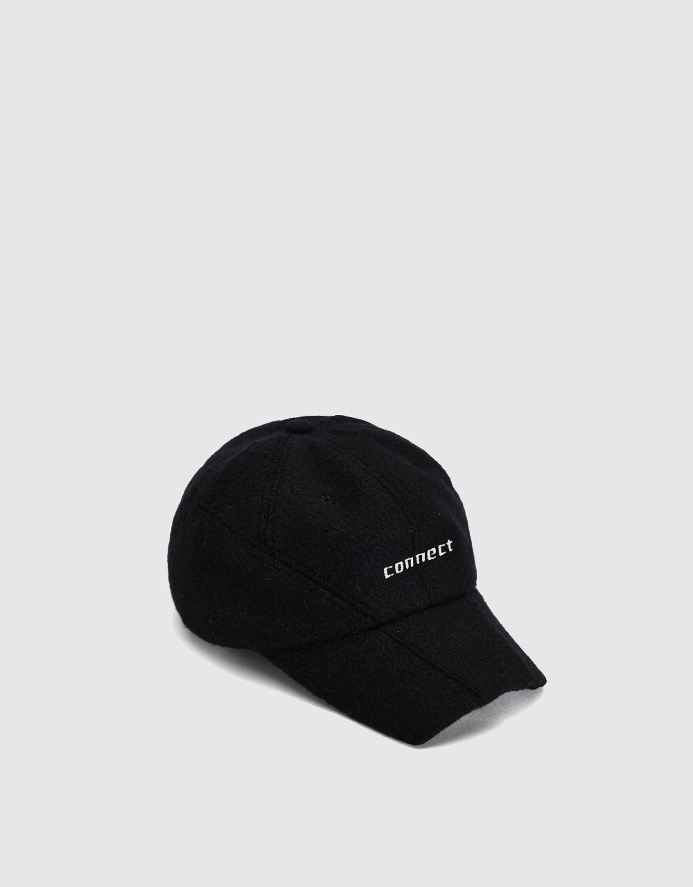 Letter Printed Woolen Baseball Cap