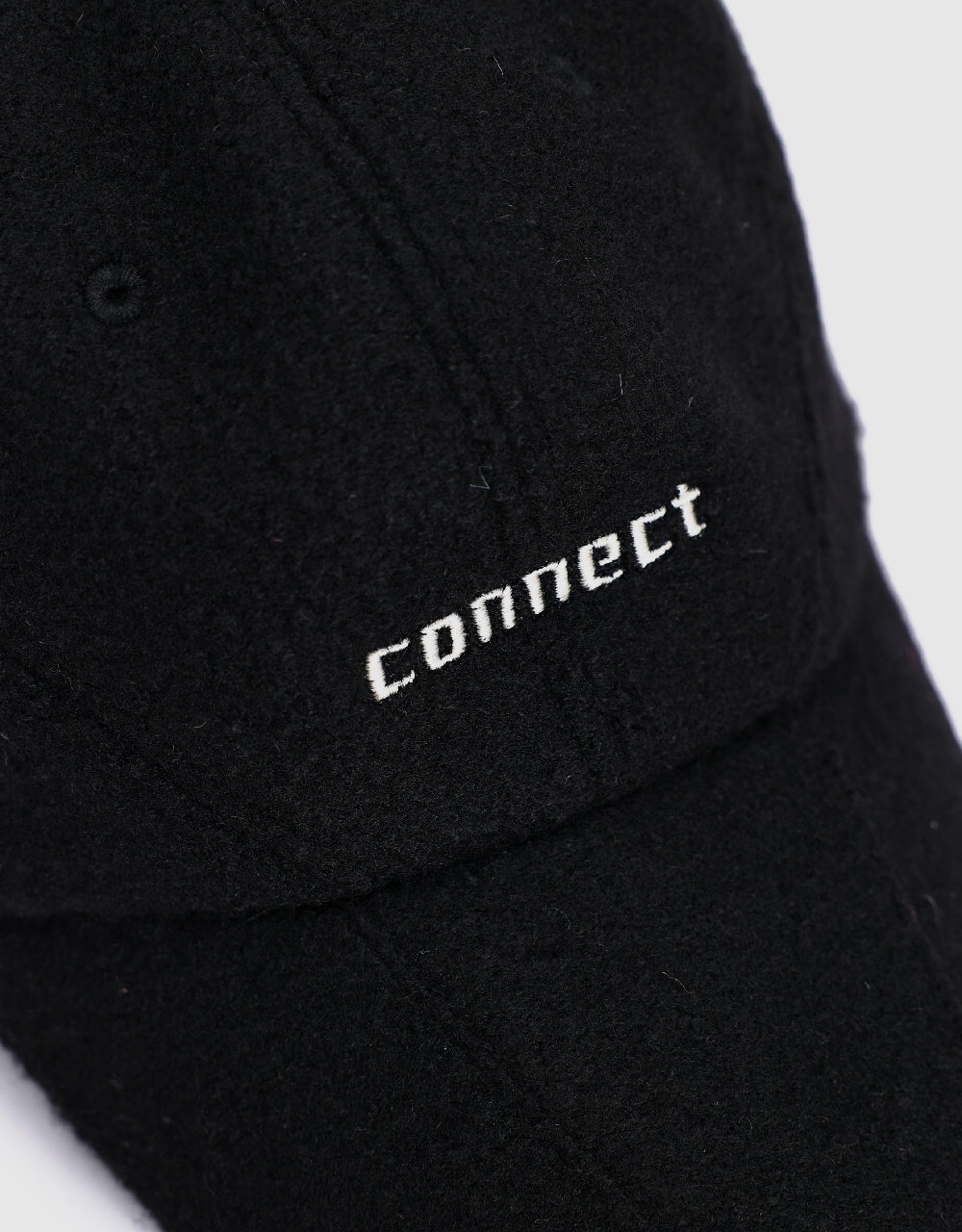 Letter Printed Woolen Baseball Cap