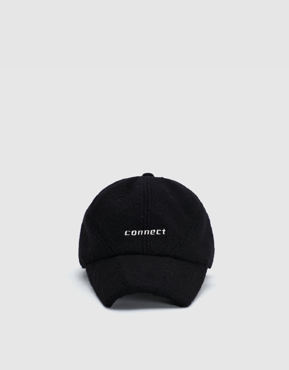 Letter Printed Woolen Baseball Cap
