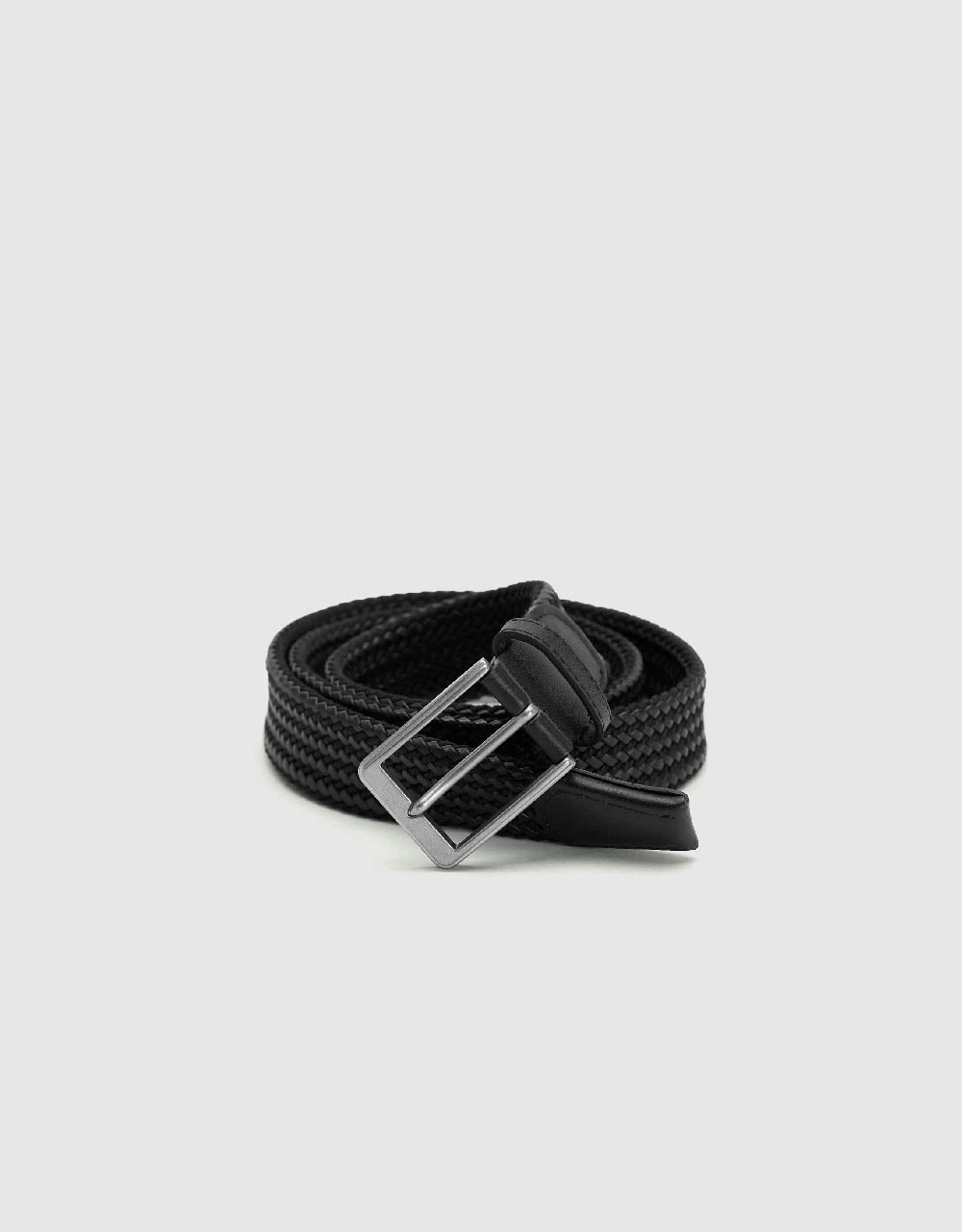 Braided Vegan Leather Belt