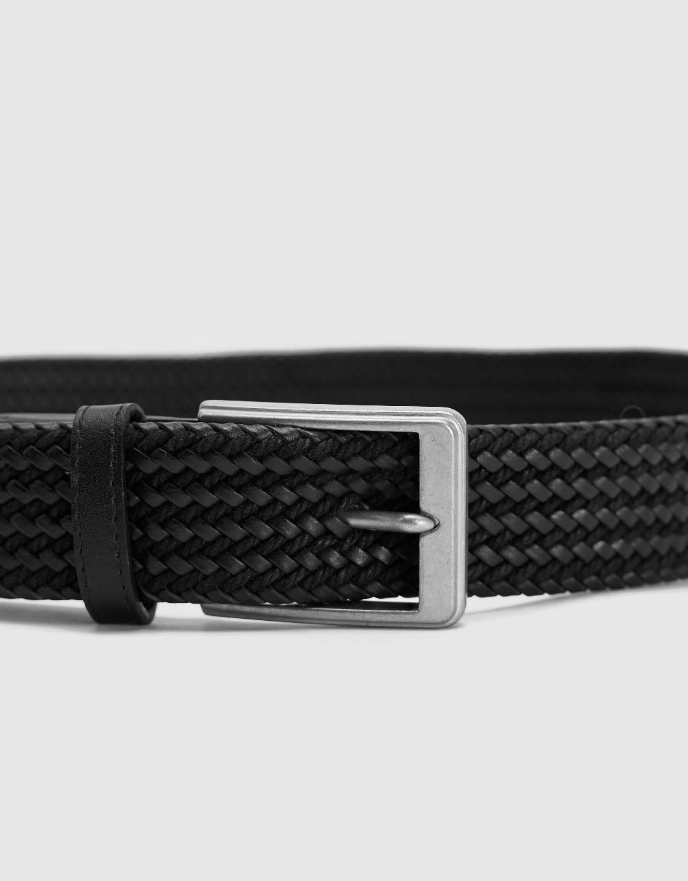 Braided Vegan Leather Belt