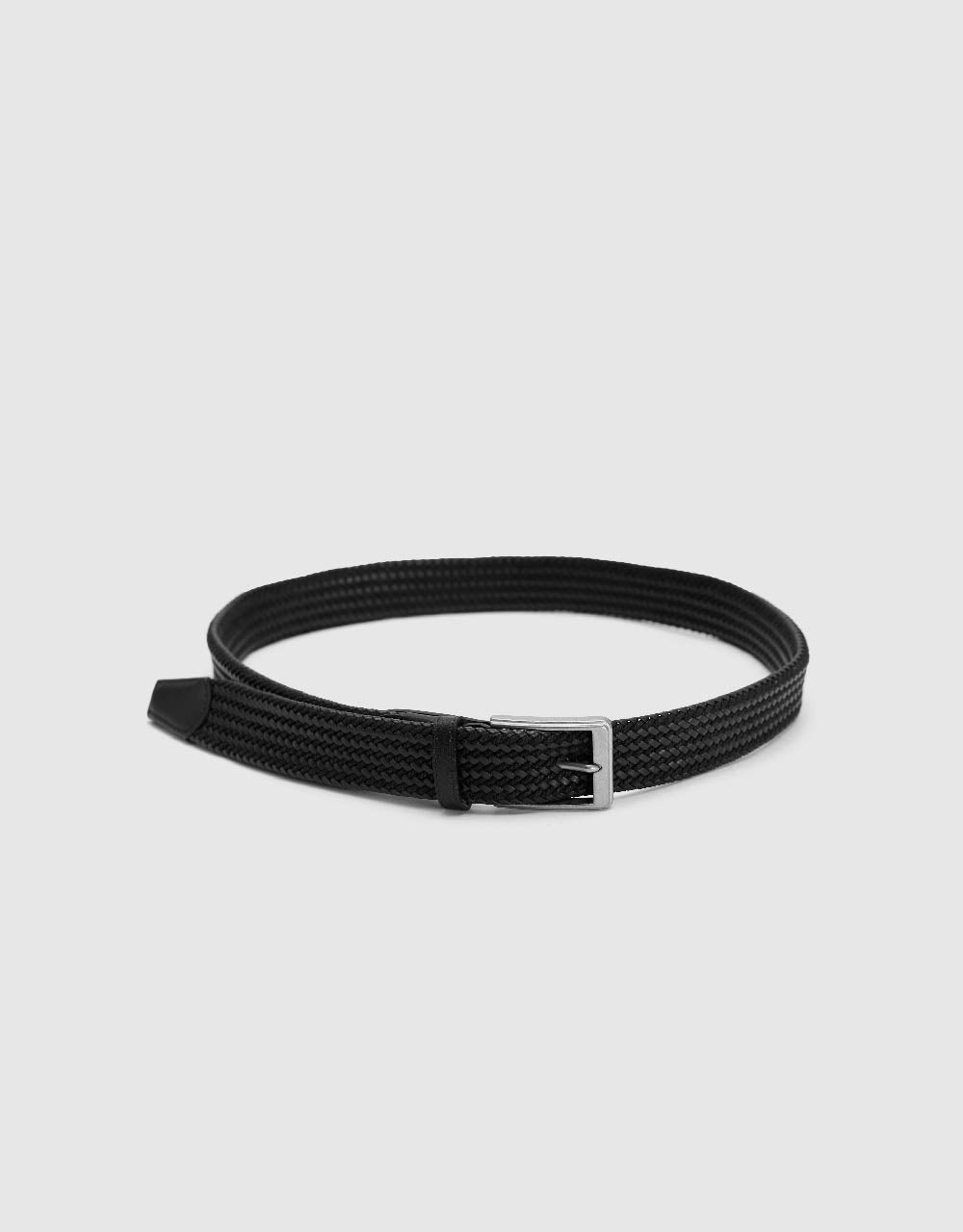 Braided Vegan Leather Belt