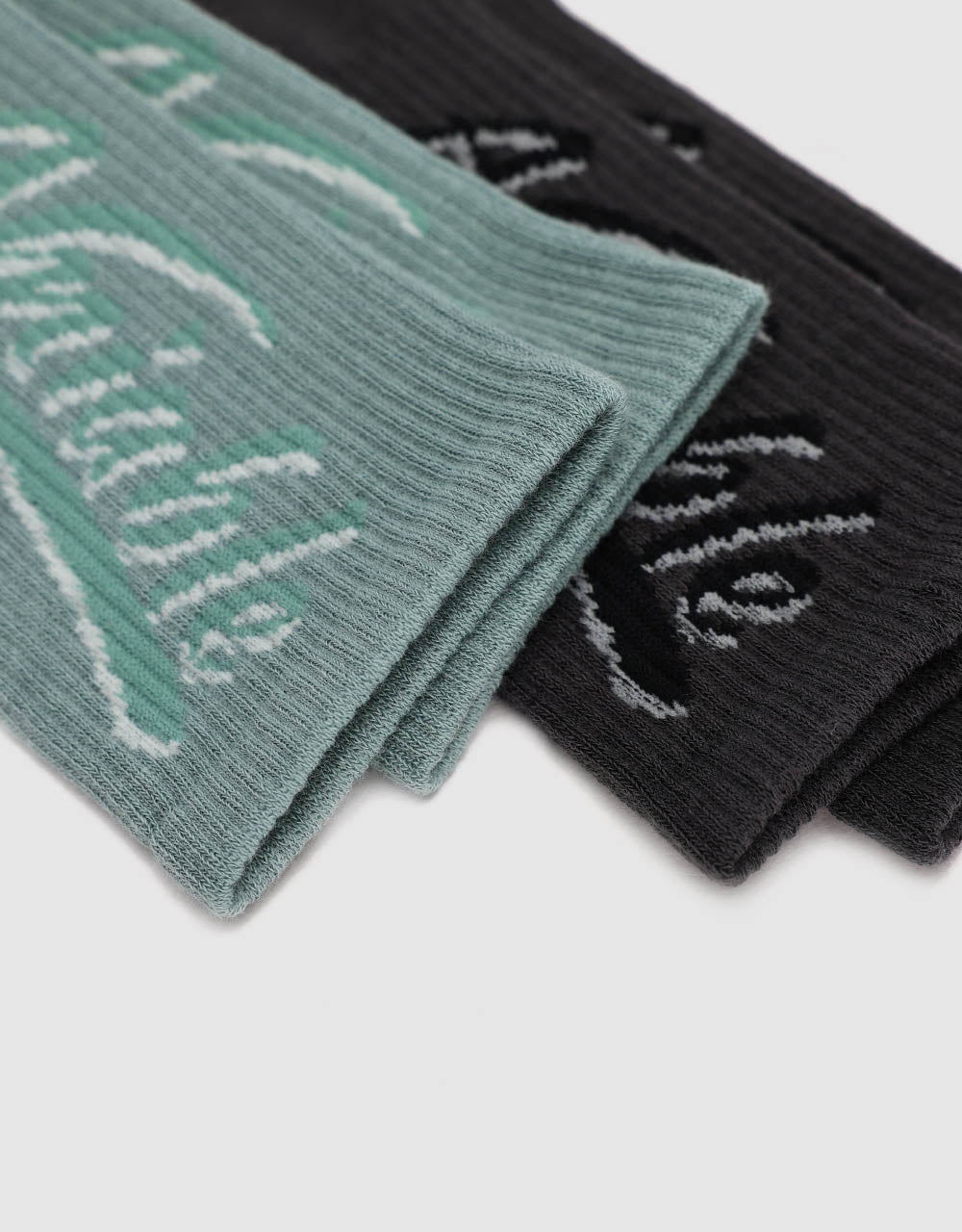 Letter Printed Mid-Length Socks