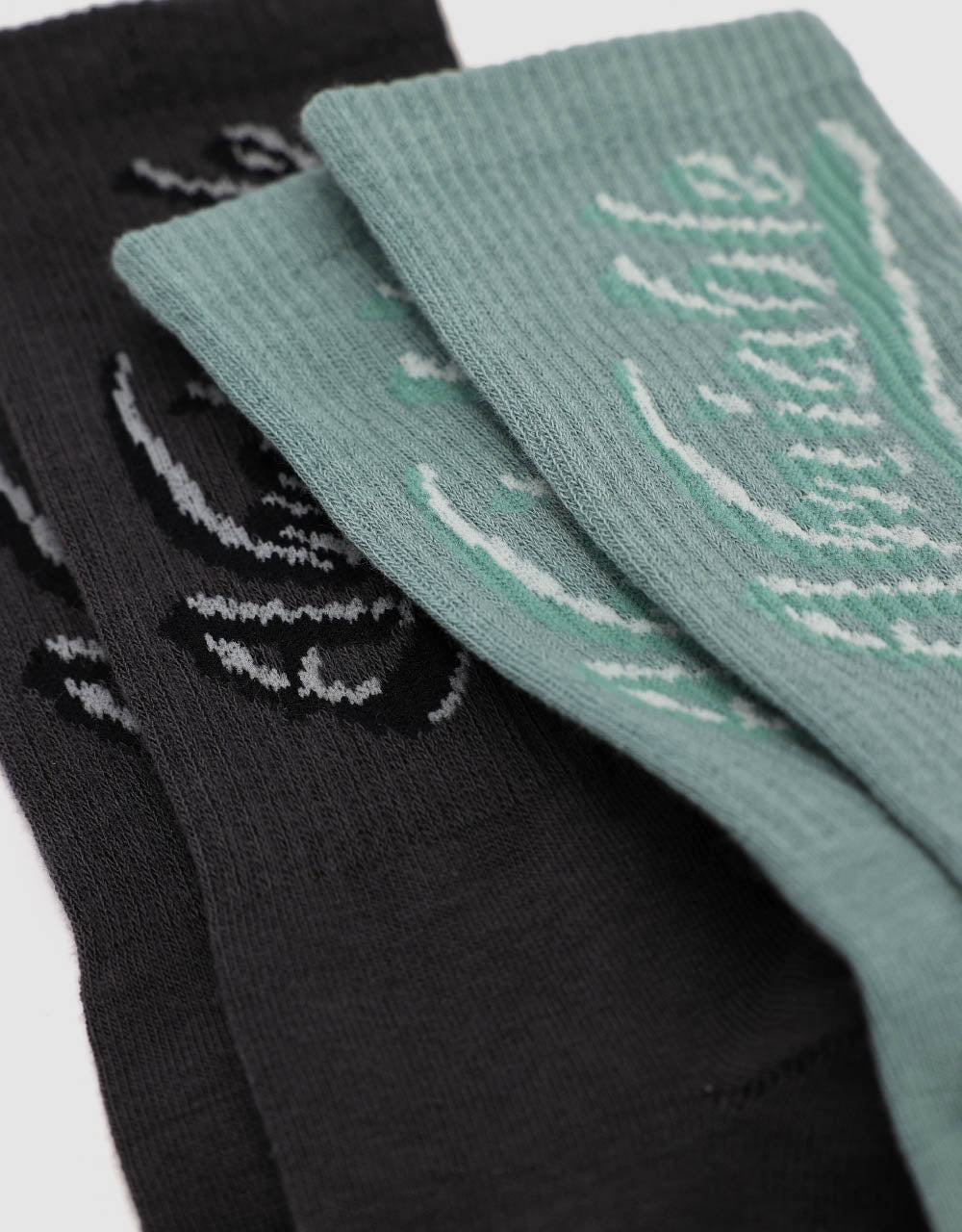 Letter Printed Mid-Length Socks