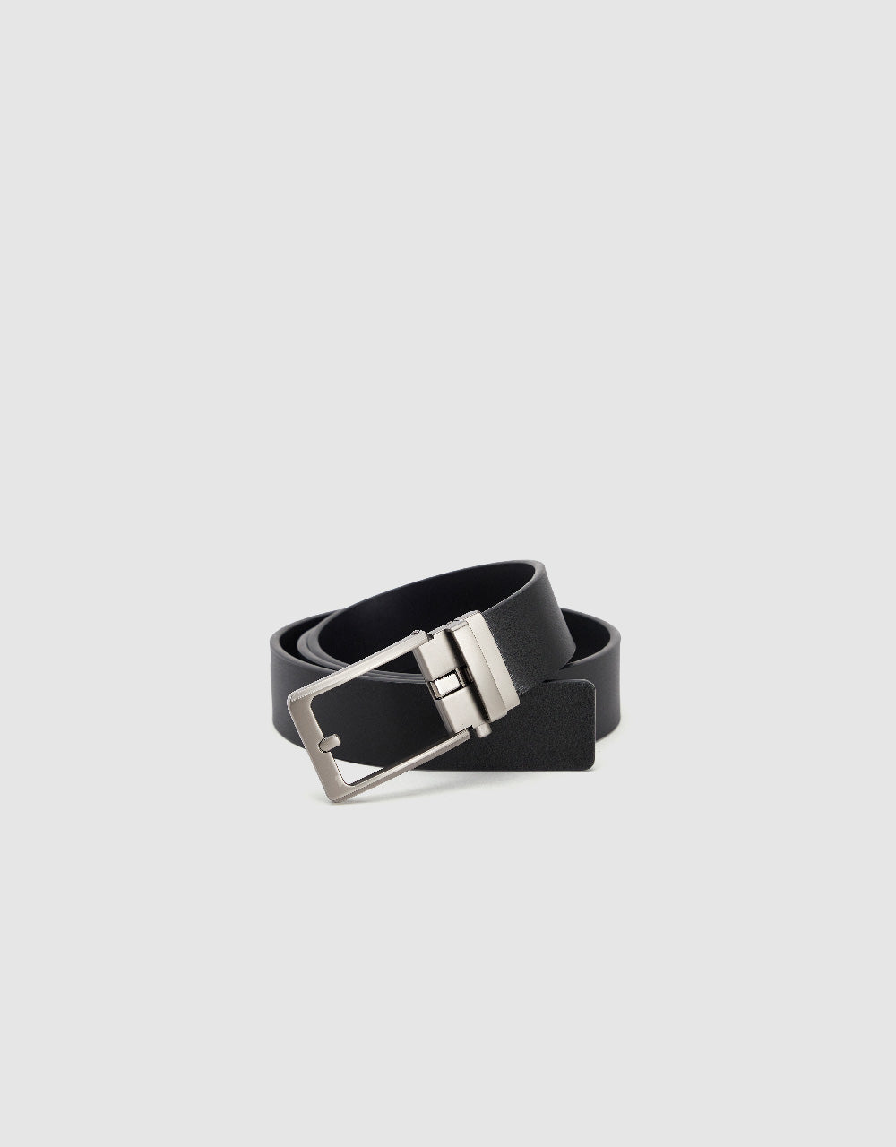 Frame Buckle Vegan Leather Belt