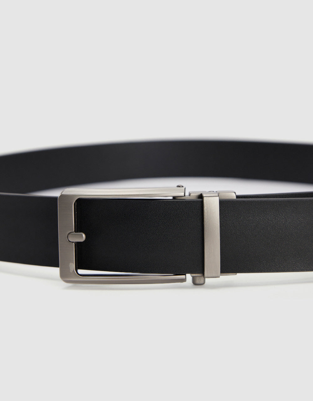 Frame Buckle Vegan Leather Belt