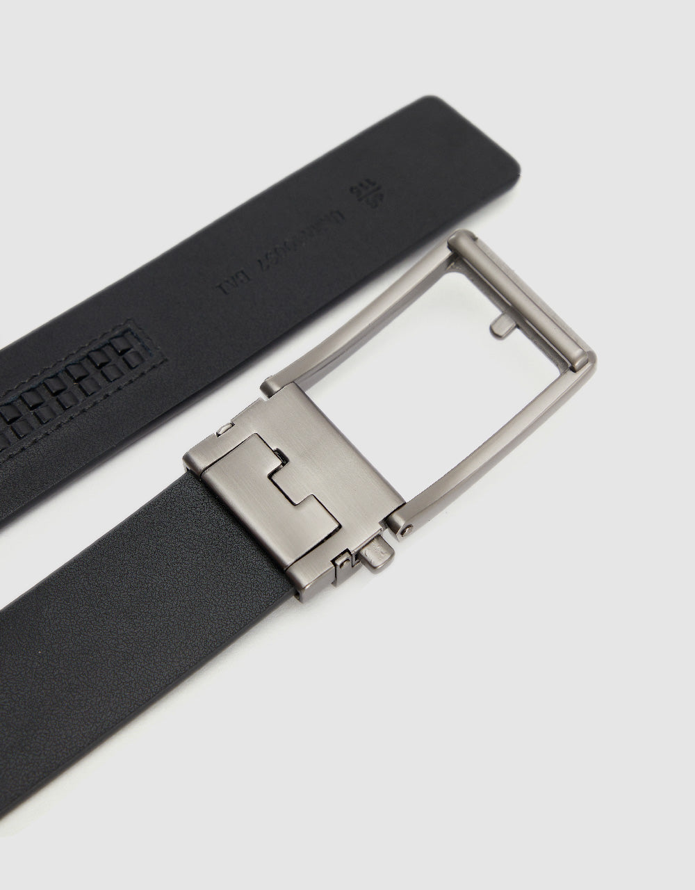 Frame Buckle Vegan Leather Belt