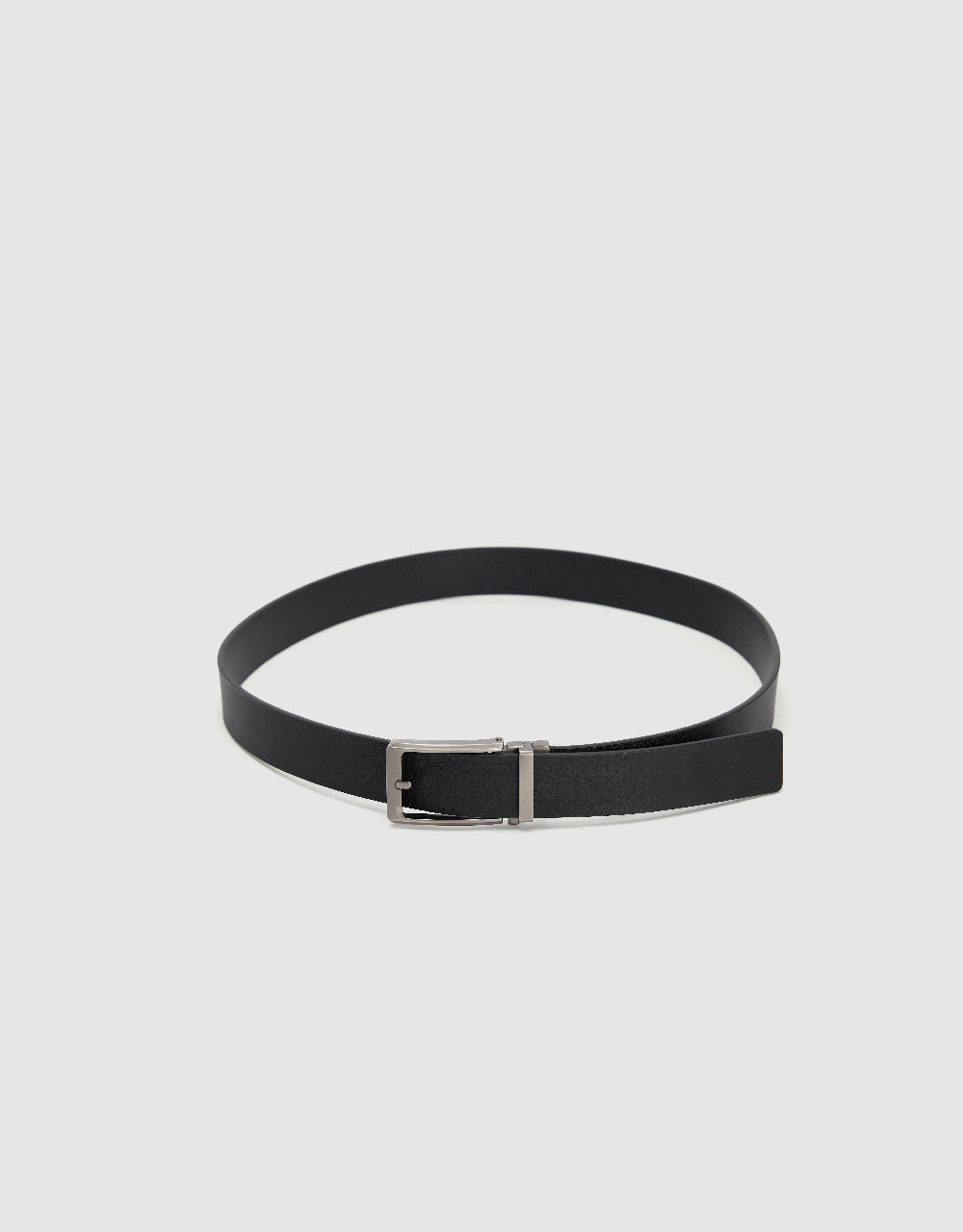 Frame Buckle Vegan Leather Belt