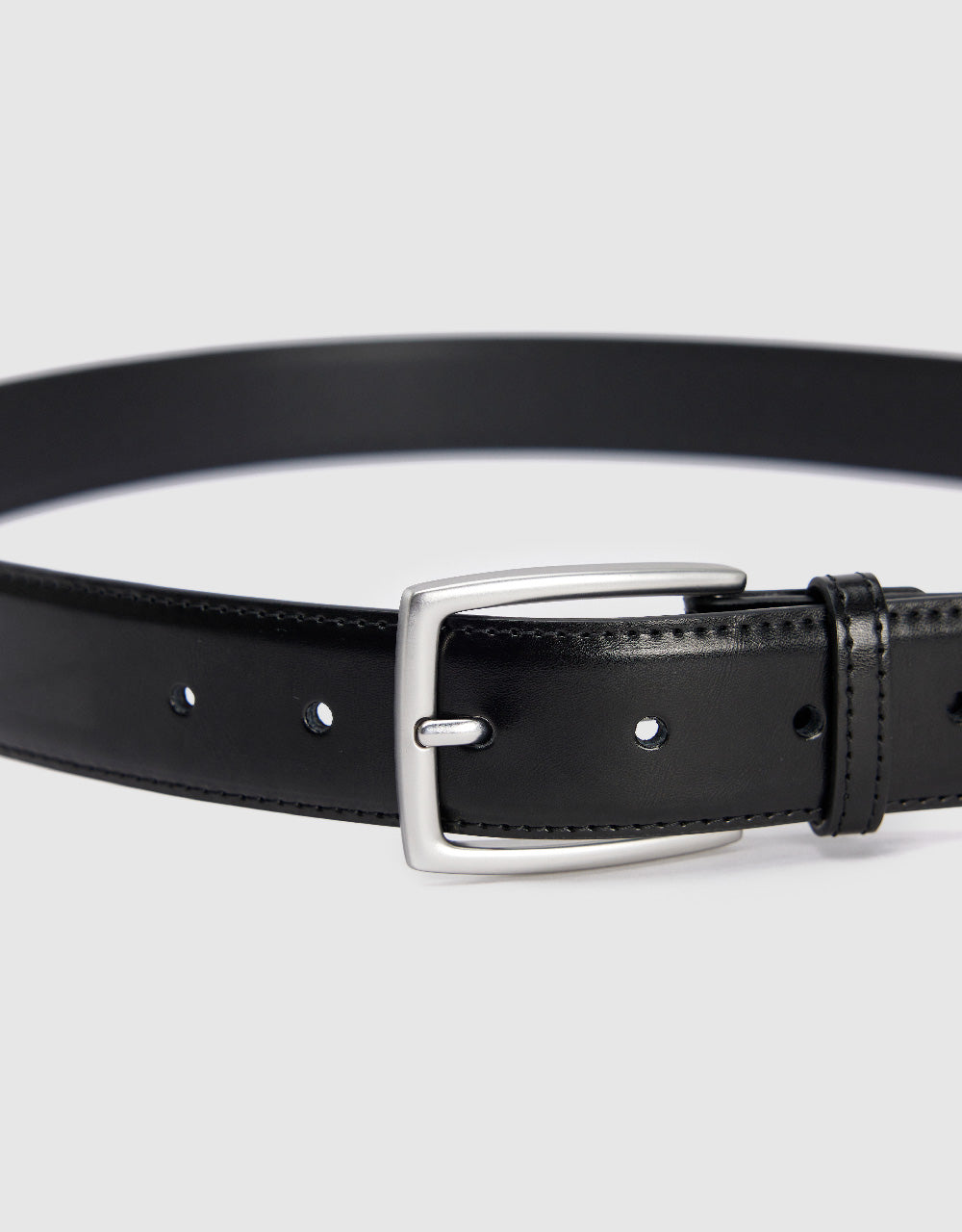 Frame Buckle Vegan Leather Belt