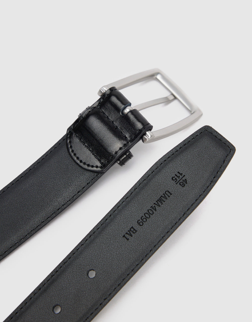 Frame Buckle Vegan Leather Belt