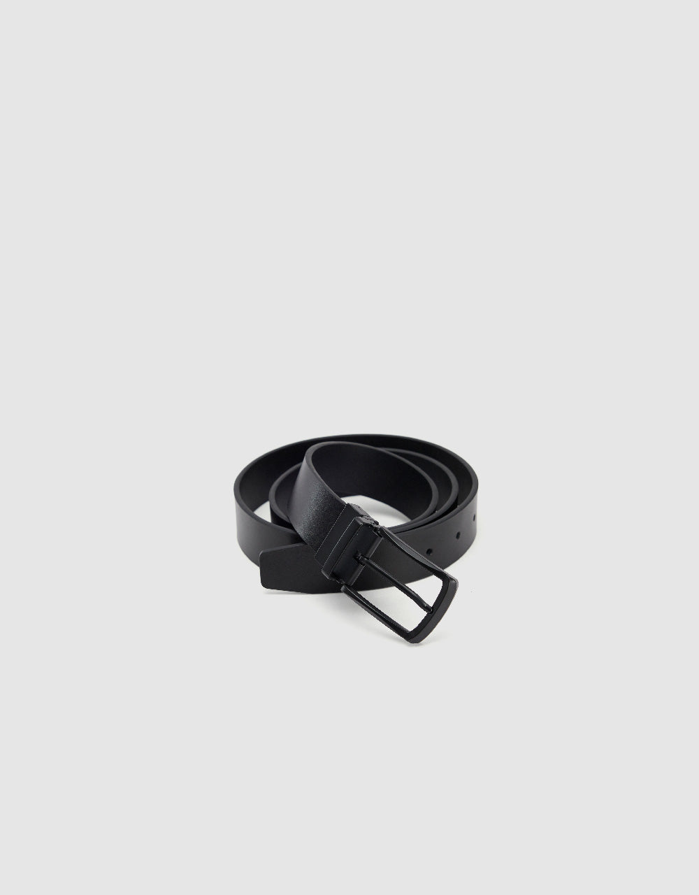 Frame Buckle Vegan Leather Belt