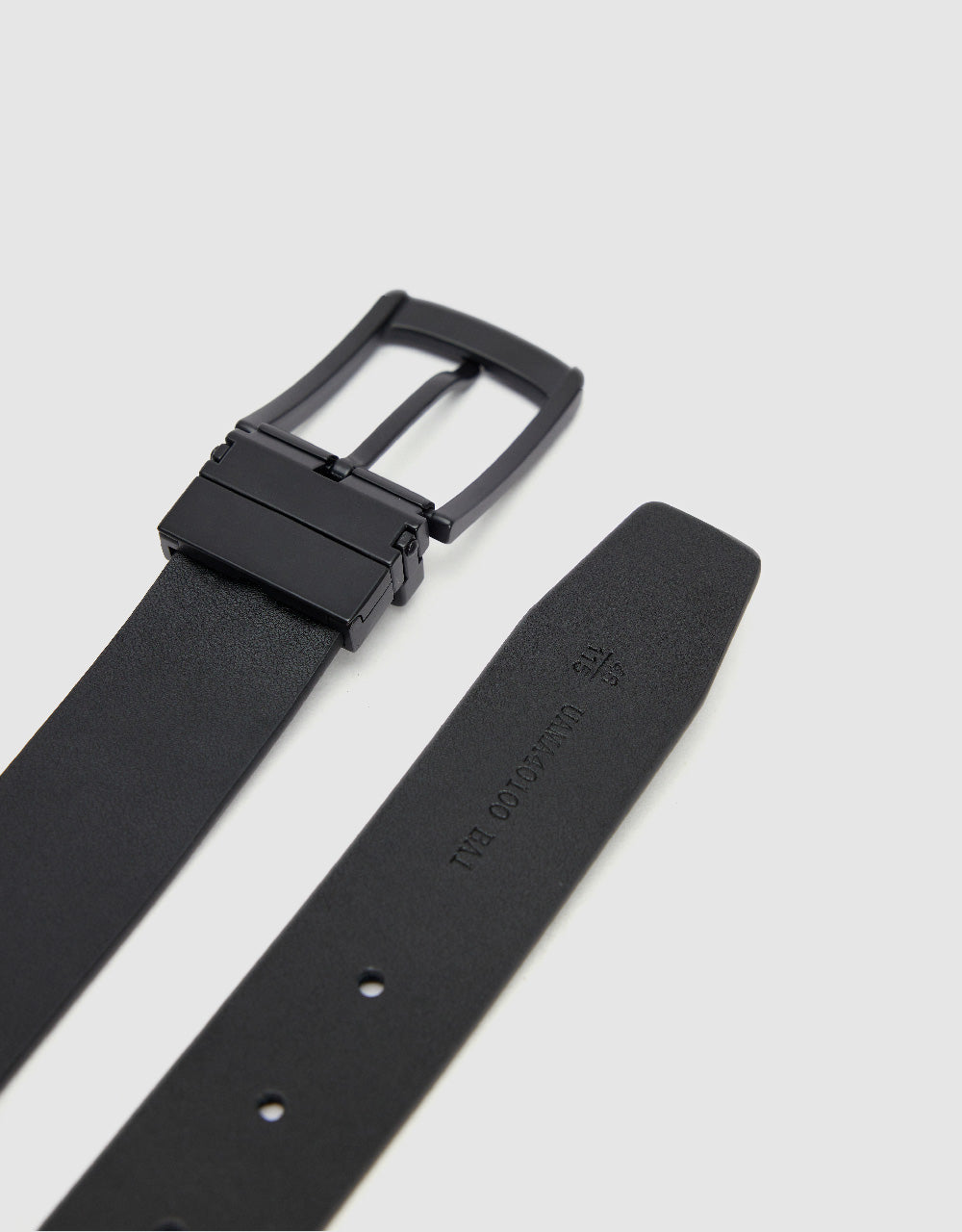 Frame Buckle Vegan Leather Belt