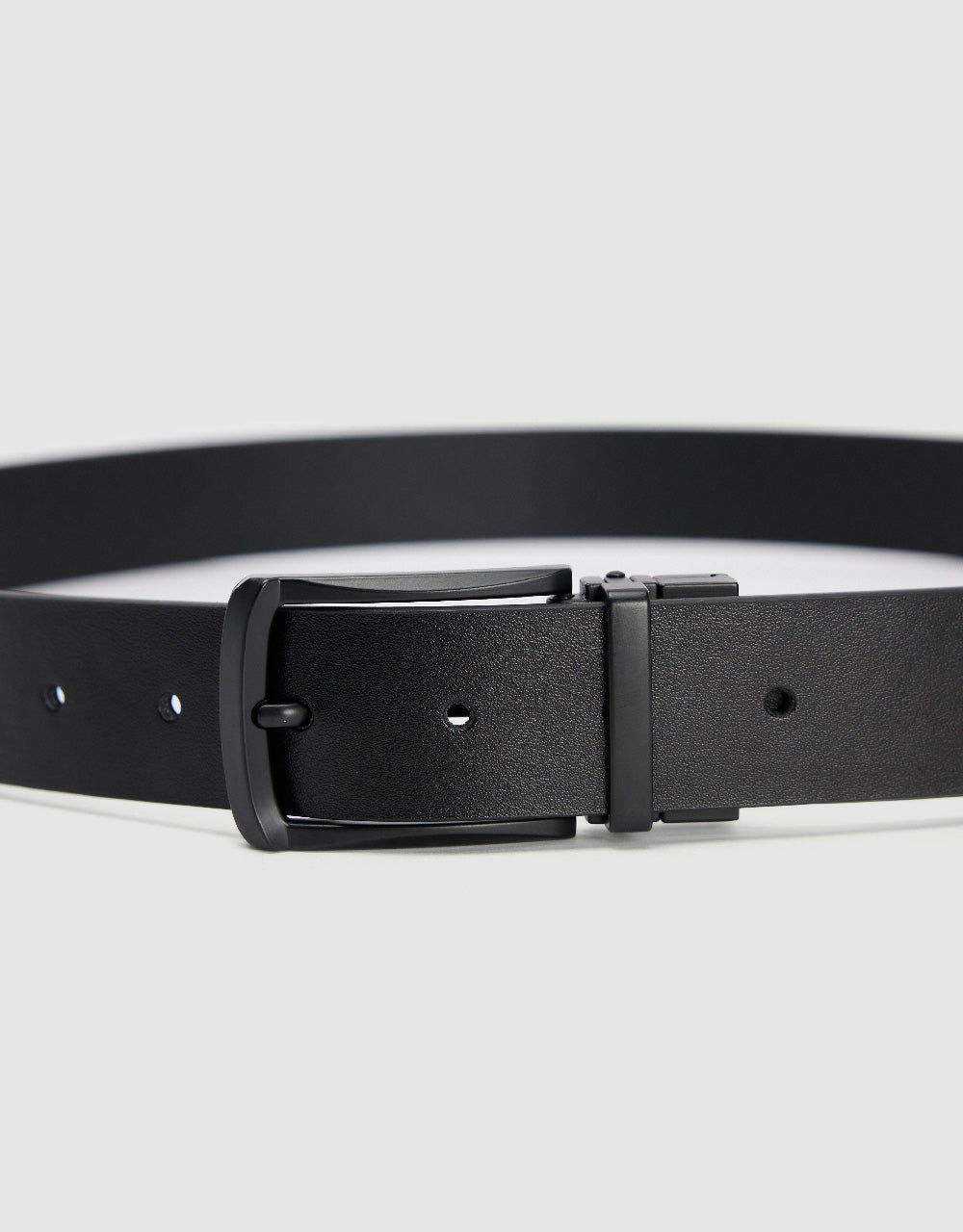 Frame Buckle Vegan Leather Belt