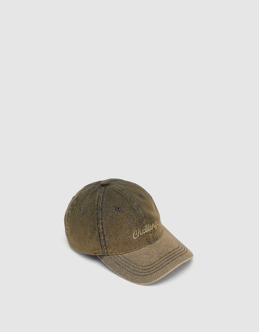 Letter Embroidered Denim Baseball Cap