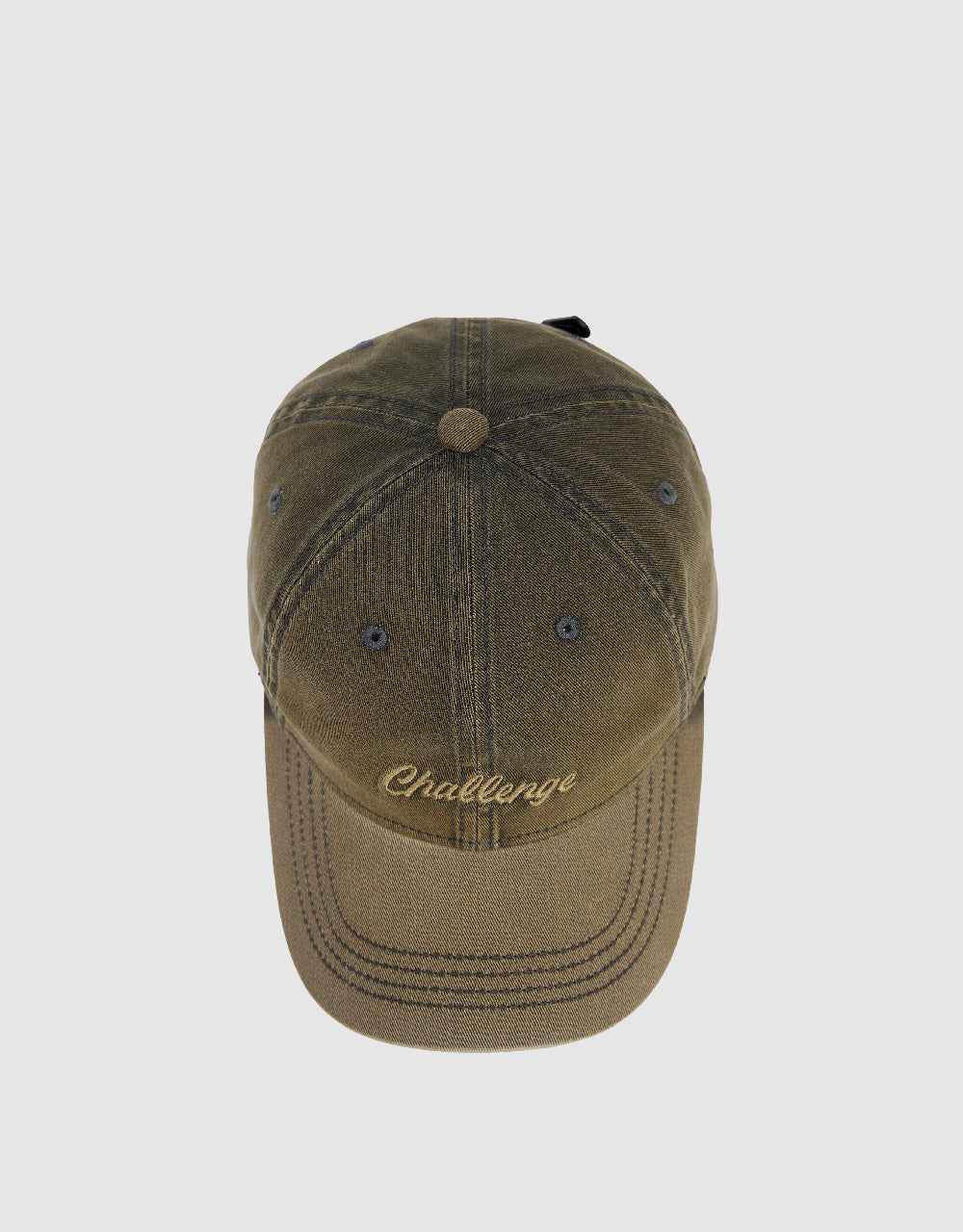 Letter Embroidered Denim Baseball Cap