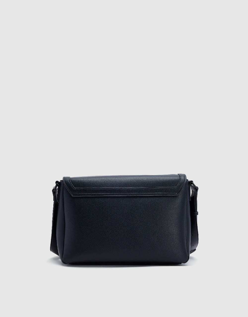 Flip Front Vegan Leather Crossbody Bag